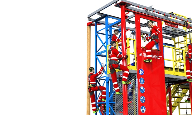 г. Северобайкальск.ОАО "РЖД" ввело в эксплуатацию учебный полигон «Альпинист 6-05» для подготовки сотрудников  